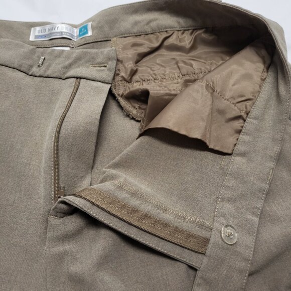 Old Navy Dress Pants Essential Stretch Womens Size 18 At Waist Raw Hem Pockets - Picture 6 of 16